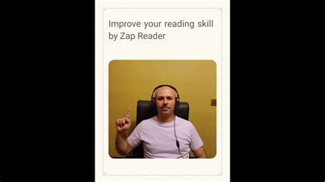 Improve Your Reading Skill By Zap Reader Youtube