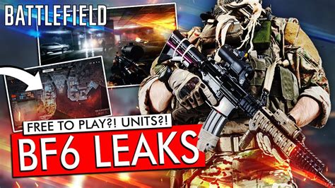 Battlefield 6 Leaks Free To Play Squads Units Destruction And More