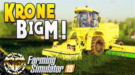 KRONE BIG M MOWING GRASS WITH SUPER SPEED Farming Simulator Gameplay Ravenport EP