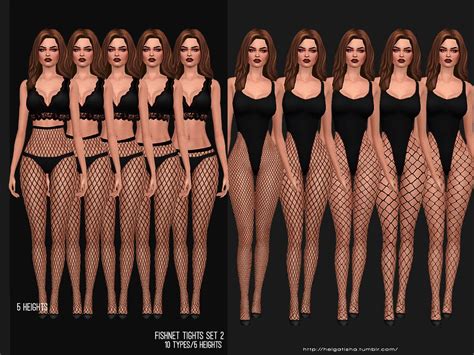 Lana CC Finds Helgatisha Helgatisha Fishnet Tights Set Mods Sims Sims Body Mods