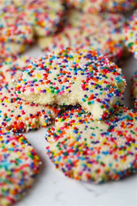 It's best for diabetics to avoid cookies most of the time, but if i tried splenda in sugar cookies, it was the worst thing i ever ate. Rainbow Sprinkle Sugar Cookies | Recipe | Sugar cookies ...