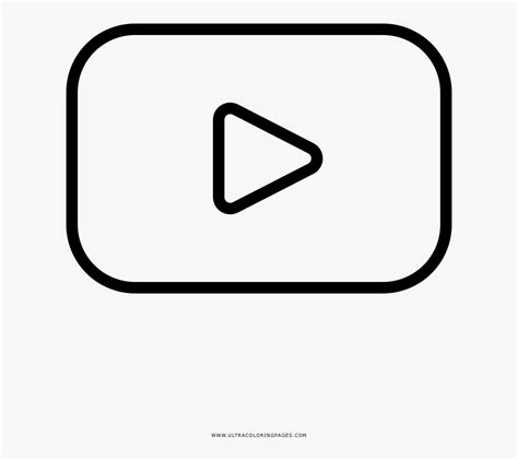 Youtube Coloring Page Youtube Logo Coloring Page Free Transparent