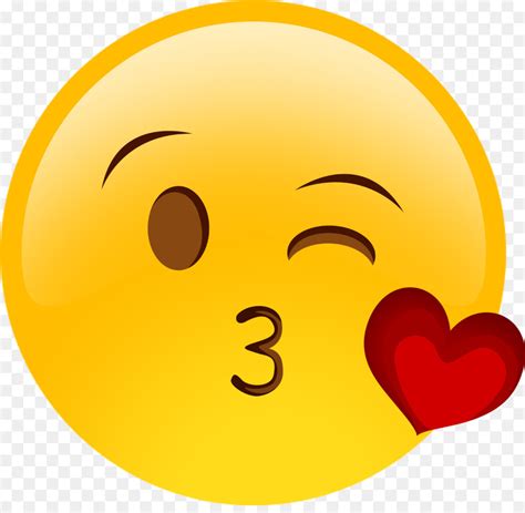 Emoji Beijo Emoticon Png Transparente Grátis