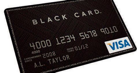 All the large three credit card companies offer a black card type program. Visa Black Card Review: Requirements and Qualifications
