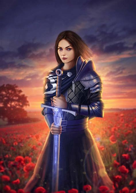 Female Knight By Jarekmadyda On Deviantart