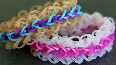 Rainbow Loom Layered Ruffles Bracelet Tutorial Youtube