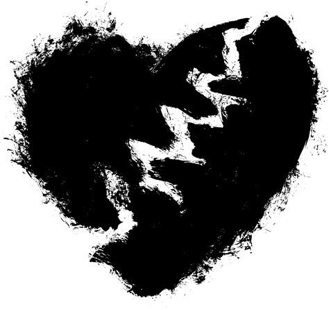 Free Png Emoji Black Heart Broken Png Png Images Transparent Black