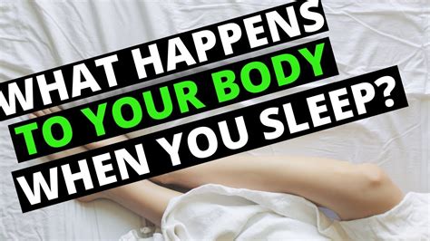 7 Amazing Things That Happen To Your Body While You Sleep Youtube