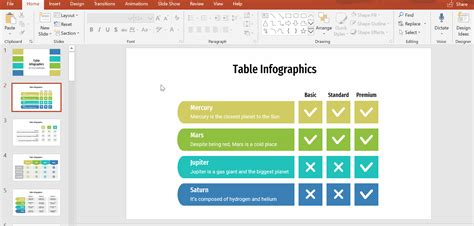 Best Tables For Powerpoint Tutorial Pics