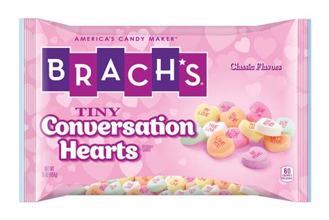 Brachs Tiny Conversation Hearts Candy 16 Ounce Bag Brickseek