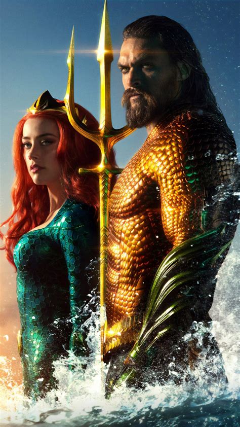 Jason Momoa And Amber Heard In Aquaman 4k Ultra Hd Mobile Wallpaper