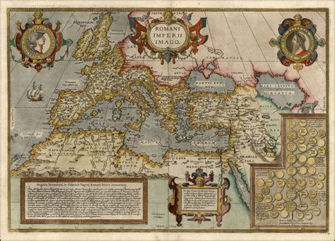 Historical Map Representing The Roman Empire 1592 1945 × 1400 R