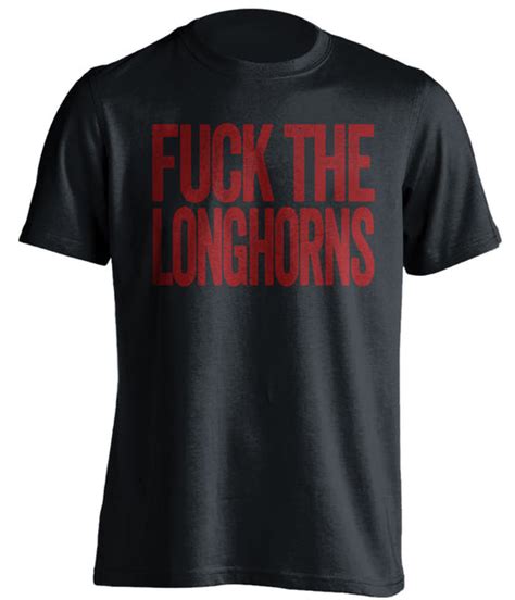 fuck the longhorns texas aandm aggies fan t shirt text ver beef shirts