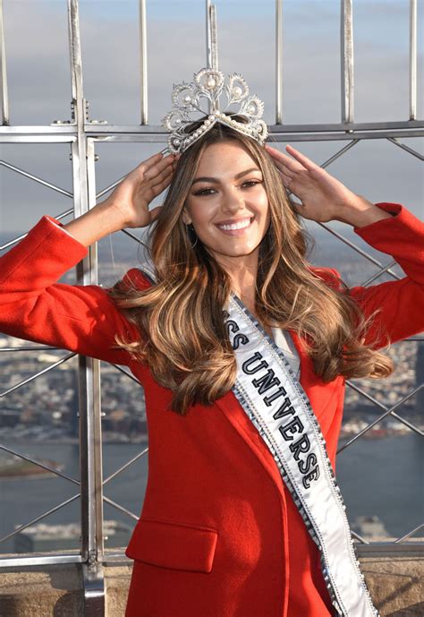 Miss Universe 2017 Demi Leigh Nel Peters At Empire State Building In