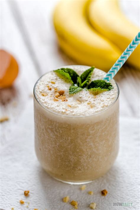 Super Protein Breakfast Smoothie With Egg Yolk And Banana Recipe