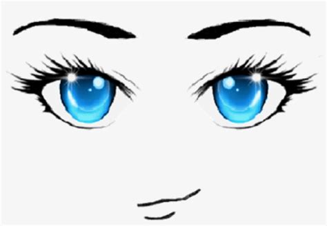 Catalog Roblox Face Anime Pictures Png Catalog Roblox Anime Face Blue