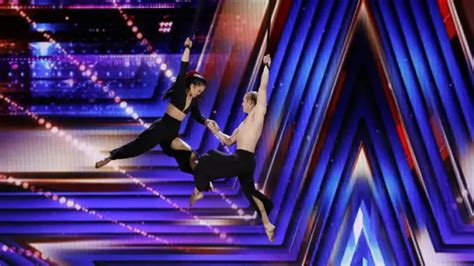 AGT 2022 Audition Aerial Act Duo Mico Do Battle For The Judges