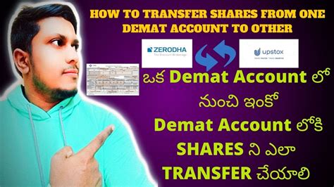 How To Transfer Shares And Mutual Funds From One Demat Account To