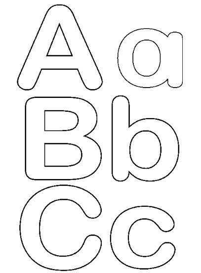Letras Para Imprimir Y Recortar Gratis Printable Alphabet Letters