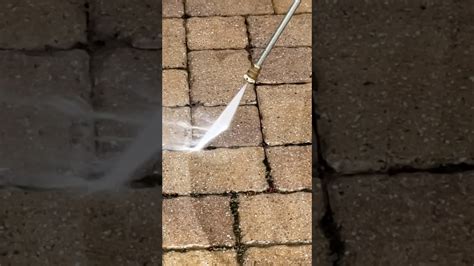 So Relaxing Pressure Washing And Resealing Paver Patio Youtube