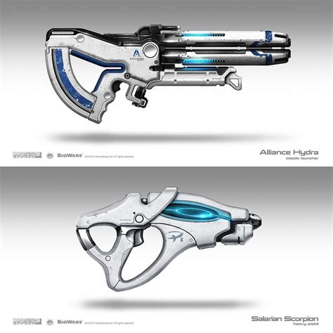 Sci Fi Weapons Schematic