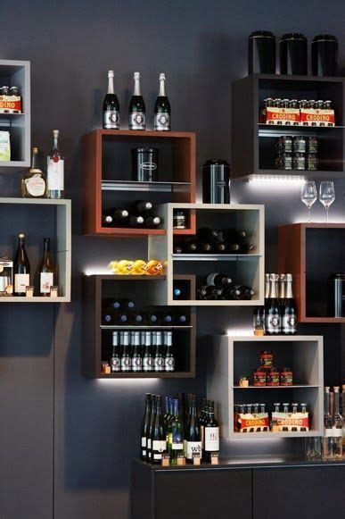 L This Home Bar Also Doubles As Wall Décor With Smaller Homes Home