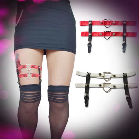 sexy leg garters harajuku punk rivet body harness leg harness