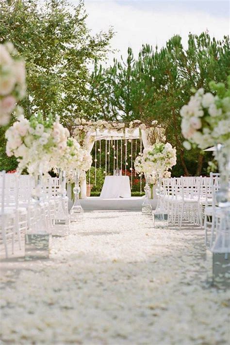 60 Simple And Elegant All White Wedding Color Ideas White