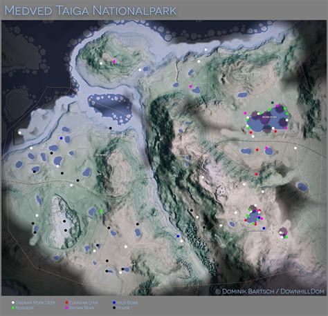 The Hunter: Call of the Wild - Animal Location Maps (Updated)