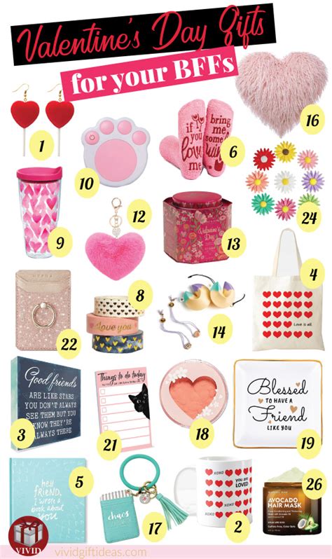 Our valentine's day list features everything from hot tools celebrity hairstylist recommended by hair stylists and a customizable trio of candles to tech for social media savvy teens and gifts for your dad, mother, siblings and the best friend you love like a sibling. 26 Fun Valentine's Day Gift Ideas For Friends 2021 - Cute ...