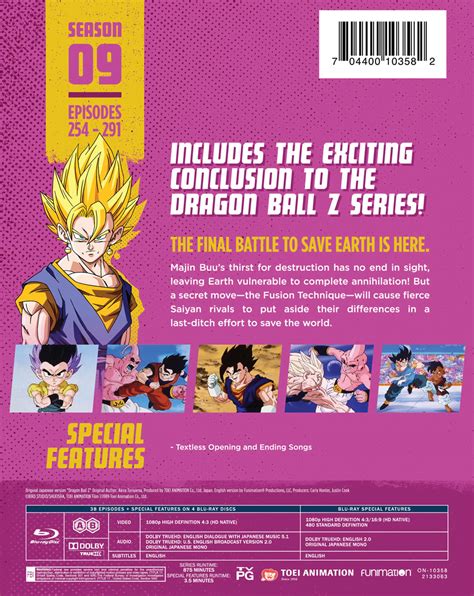 Dragon ball z / tvseason Koop BluRay - Dragon Ball Z Steelbook Season 09 Blu-Ray - Archonia.com
