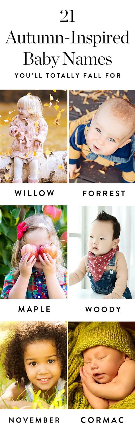 21 Autumn Inspired Baby Names That Youll Totally Fall For Baby Name