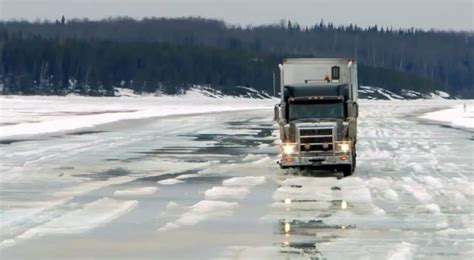 Ice road truckers (commercially abbreviated irt) is an american reality television series that premiered on history channel, on june 17, 2007.it features the activities of drivers who operate trucks on seasonal routes crossing frozen lakes and rivers, in remote arctic territories in canada and alaska. Fire and thin ice on finale of Ice Road Truckers Season 10