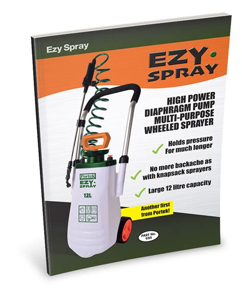 Ezy Spray Multi Purpose Wheeled Sprayer Portek Birdscaring And
