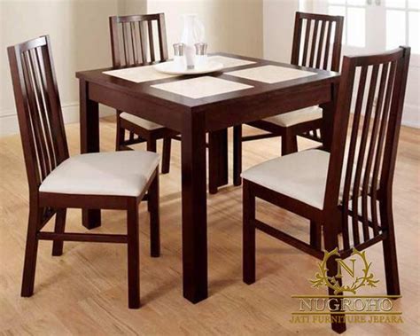 meja makan minimalis kursi makan meja makan set meja makan