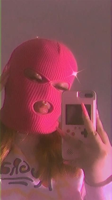 View 16 Pink Aesthetic Wallpaper Baddie Gangsta Ski Mask Aesthetic