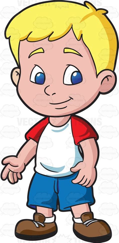 A Preschooler Boy Looking Cute And Kind Cartoon Kids