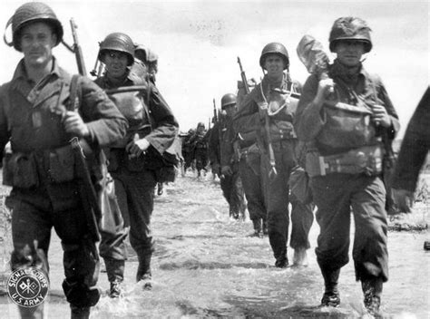 4 Infantry Division Usa Landed On D Day In Normandy France