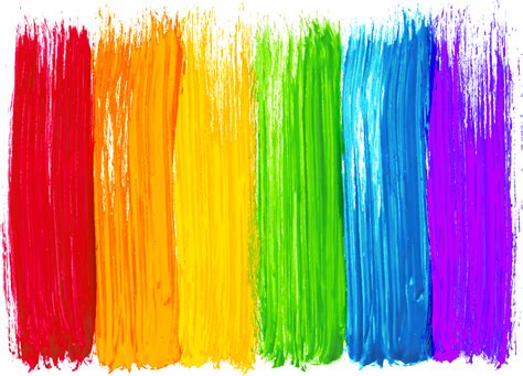 Download Cartoon Colorful Brush Strokes Elements Togheter Is Fun