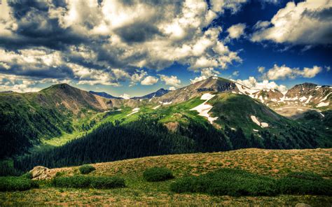 Sky Clouds Over Mountains Wallpaper Nature And Landscape Wallpaper