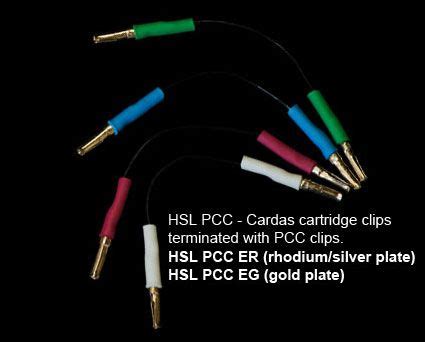Cardas Audio HSL PCC EG Headshell Leads For Turntables Gold Led Gold