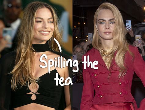 Margot Robbie Finally Explains Those Photos Of Her Seemingly Crying Over Cara Delevingnes
