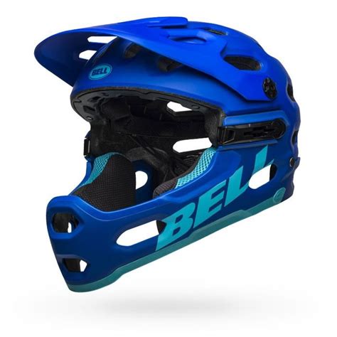 Kask Rowerowy Full Face Odpinana Szcz Ka Bell Super R Mips Matte Blues Bell Sport Sklep