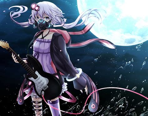 Hd Wallpaper Anime Anime Girls Vocaloid Yuzuki Yukari Moon One Person