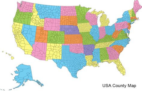 Us County Map County Map County Map