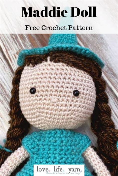 How To Crochet A Doll Free Maddie Pattern Crochet Crochet Dolls