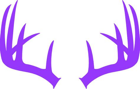 Download Purple Antlers Clip Art at Clker.com - vector clip art online, royalty free & public domain
