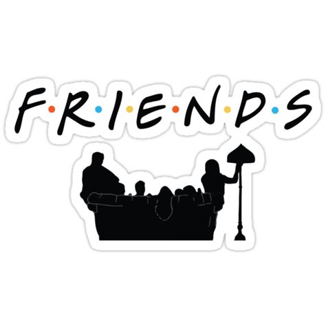 All the desings are ready to be used for your projects. "Friends TV Show " Stickers by Jeffgraz95 | Redbubble