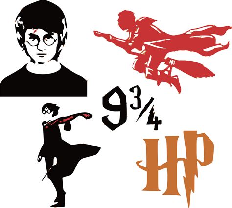 Harry Potter SVG, Harry Potter Silhouette, Harry Potter PNG, Harry