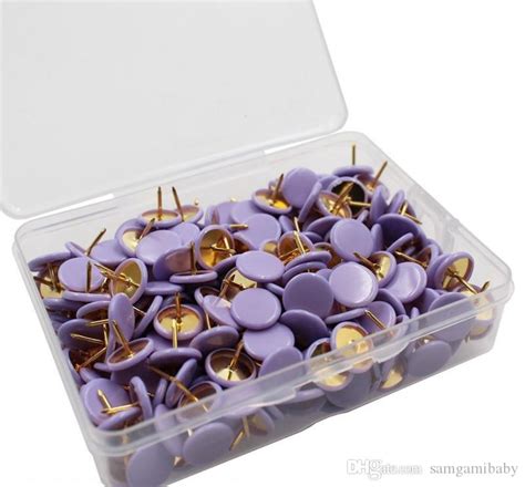 2020 Plastic Coated Round Head With Stainless Steel Point Thumb Tacks